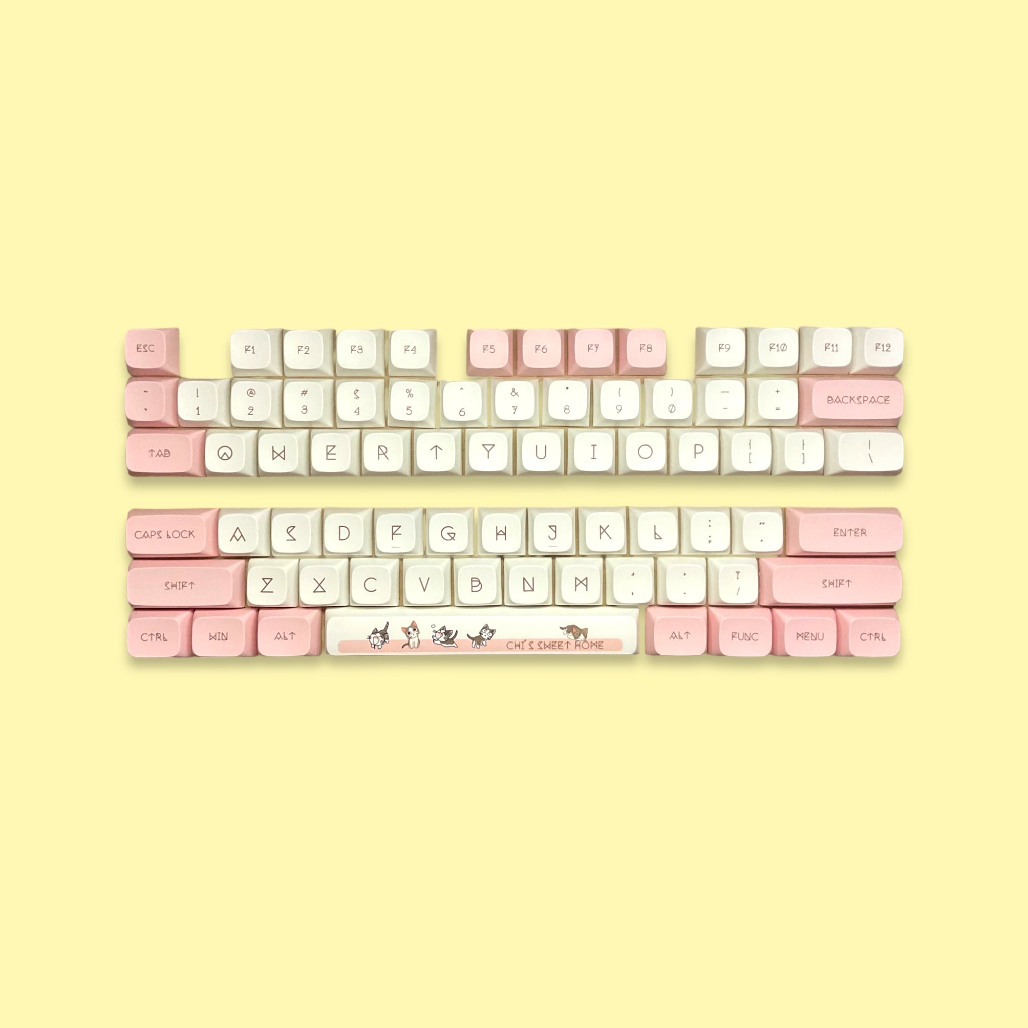 Kitty Keycaps Mechanical Keyboard Keycaps