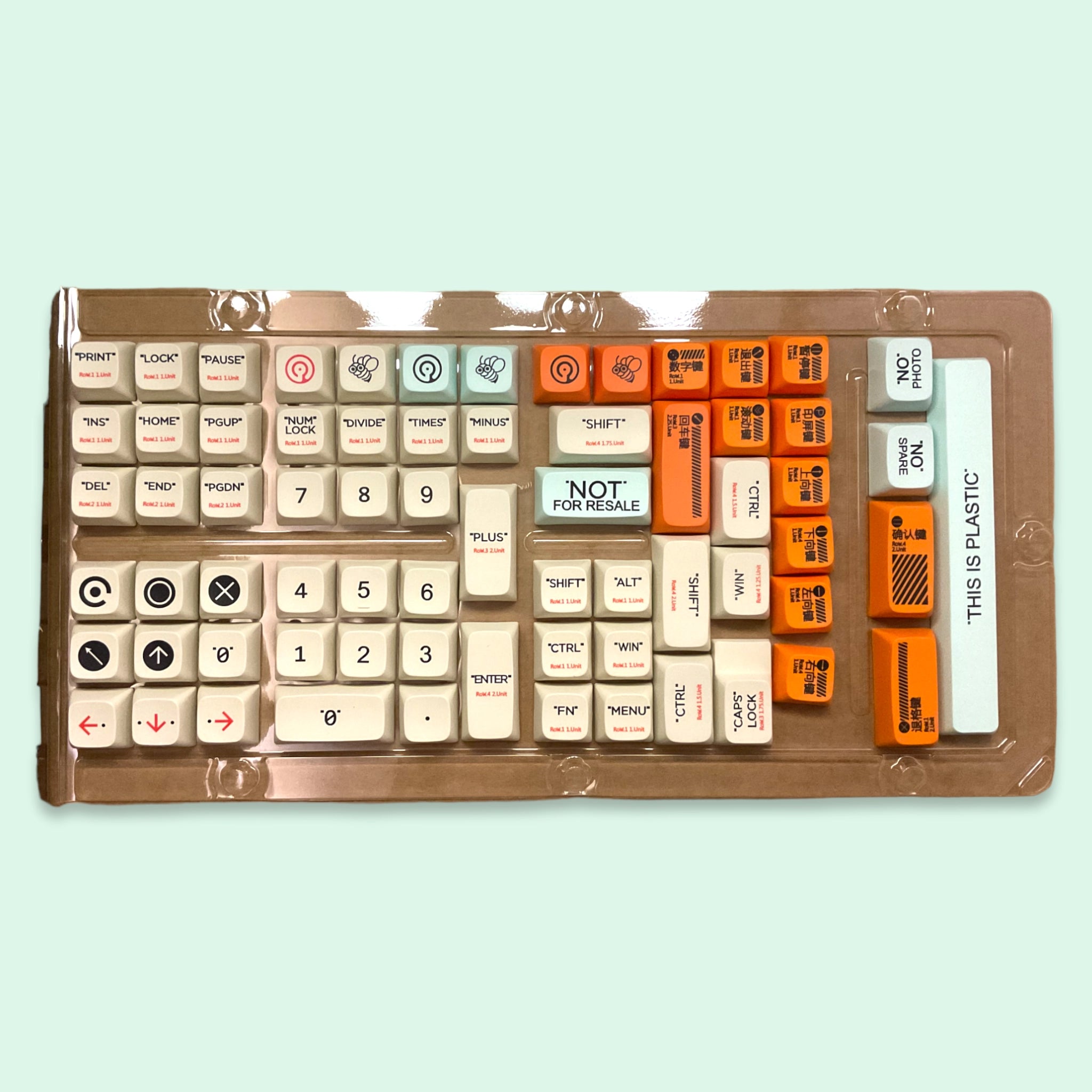 This Is Plastic Keycap Mechanical Keyboard Keycap