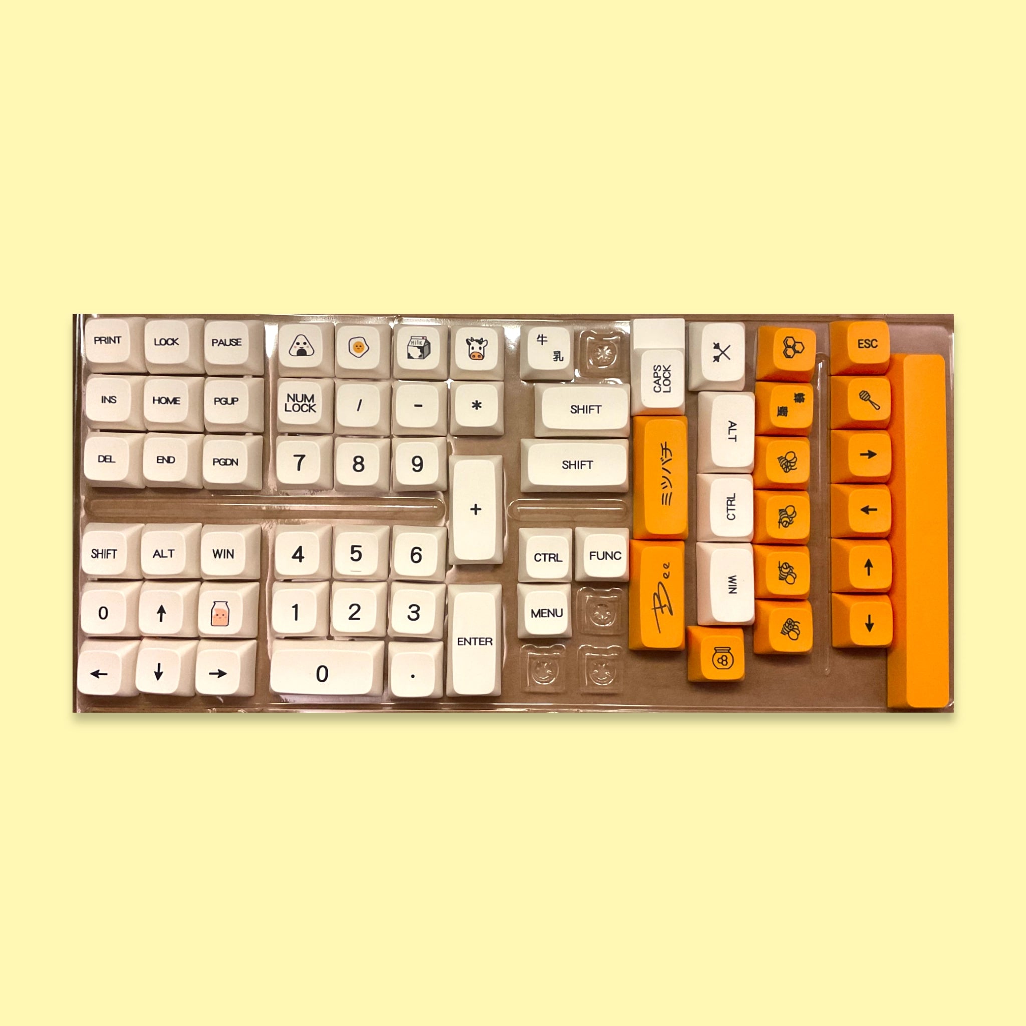 Honey Bee Keycaps