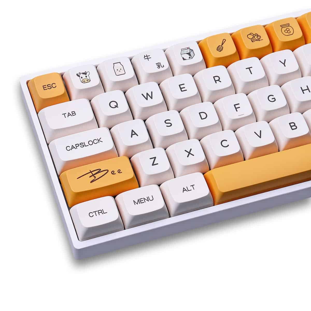 Honey Bee Keycaps Mechanical Keyboard Keycaps