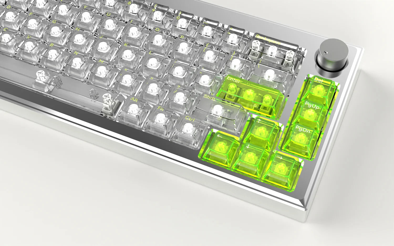 Fancytech T-Series Green Keycaps Mechanical Keyboard Keypad