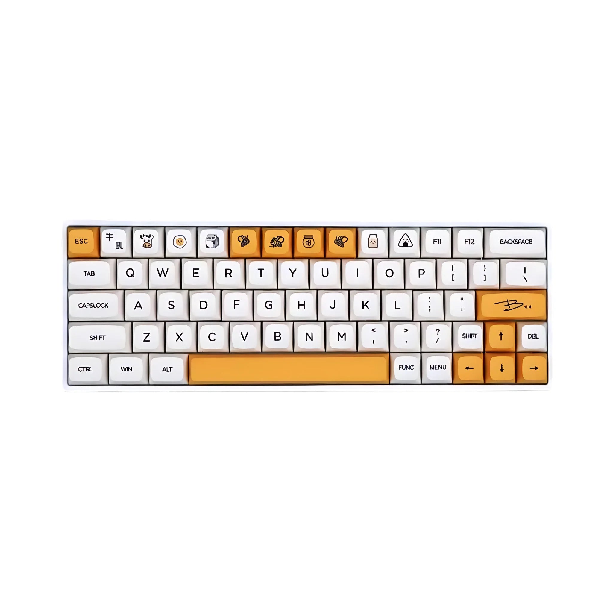 Honey Bee Keycaps Mechanical Keyboard Keycaps