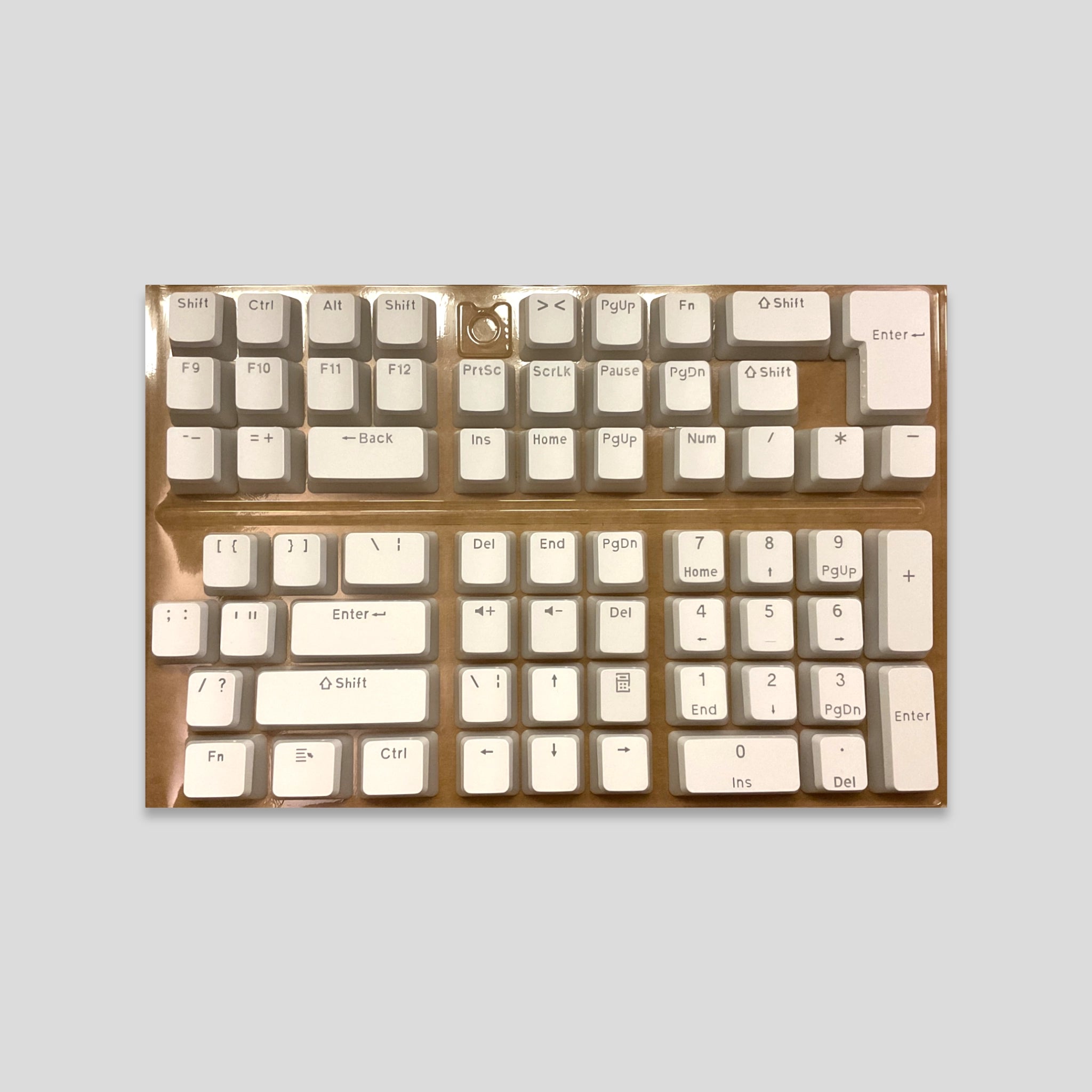 White Pudding Keycaps