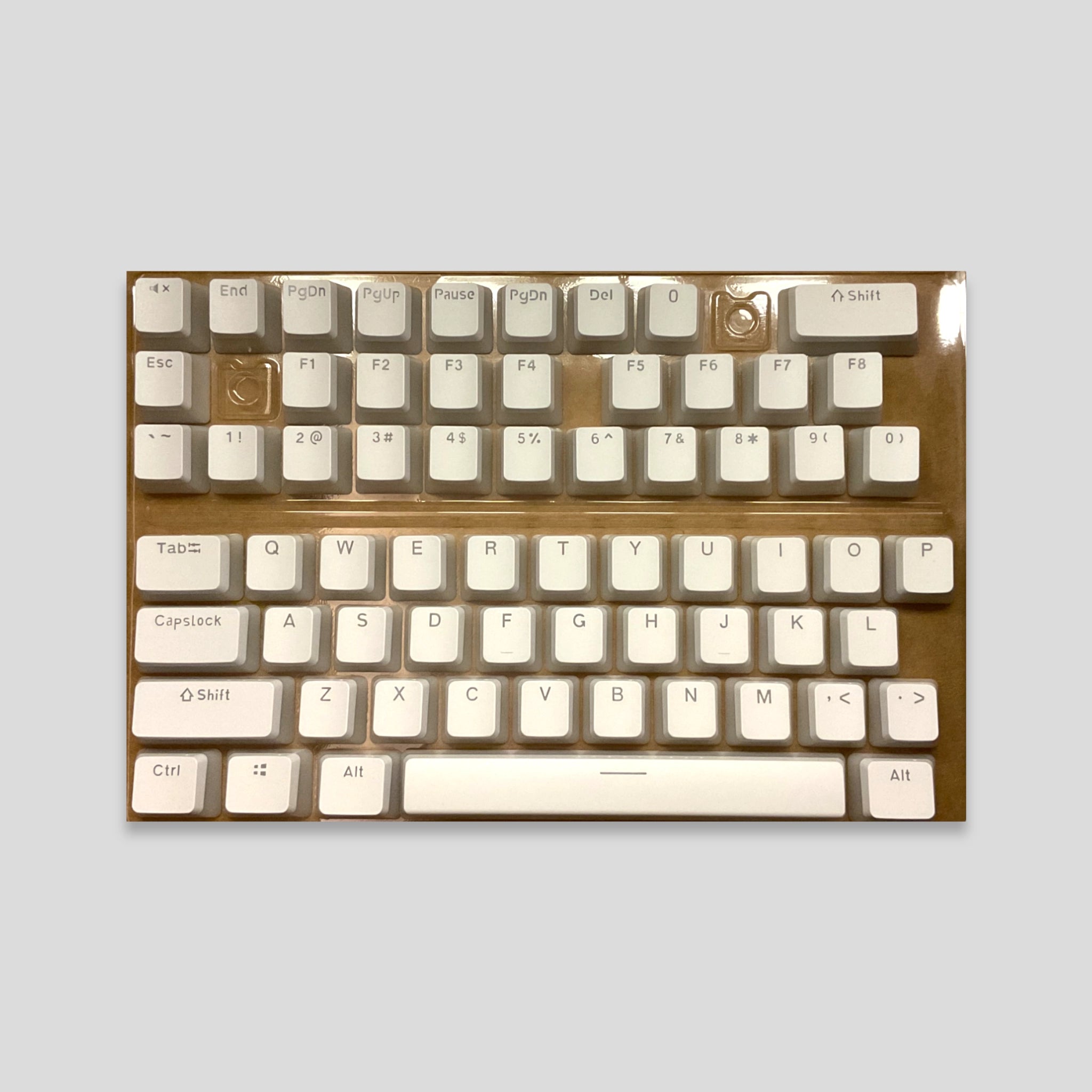 White Pudding Keycaps