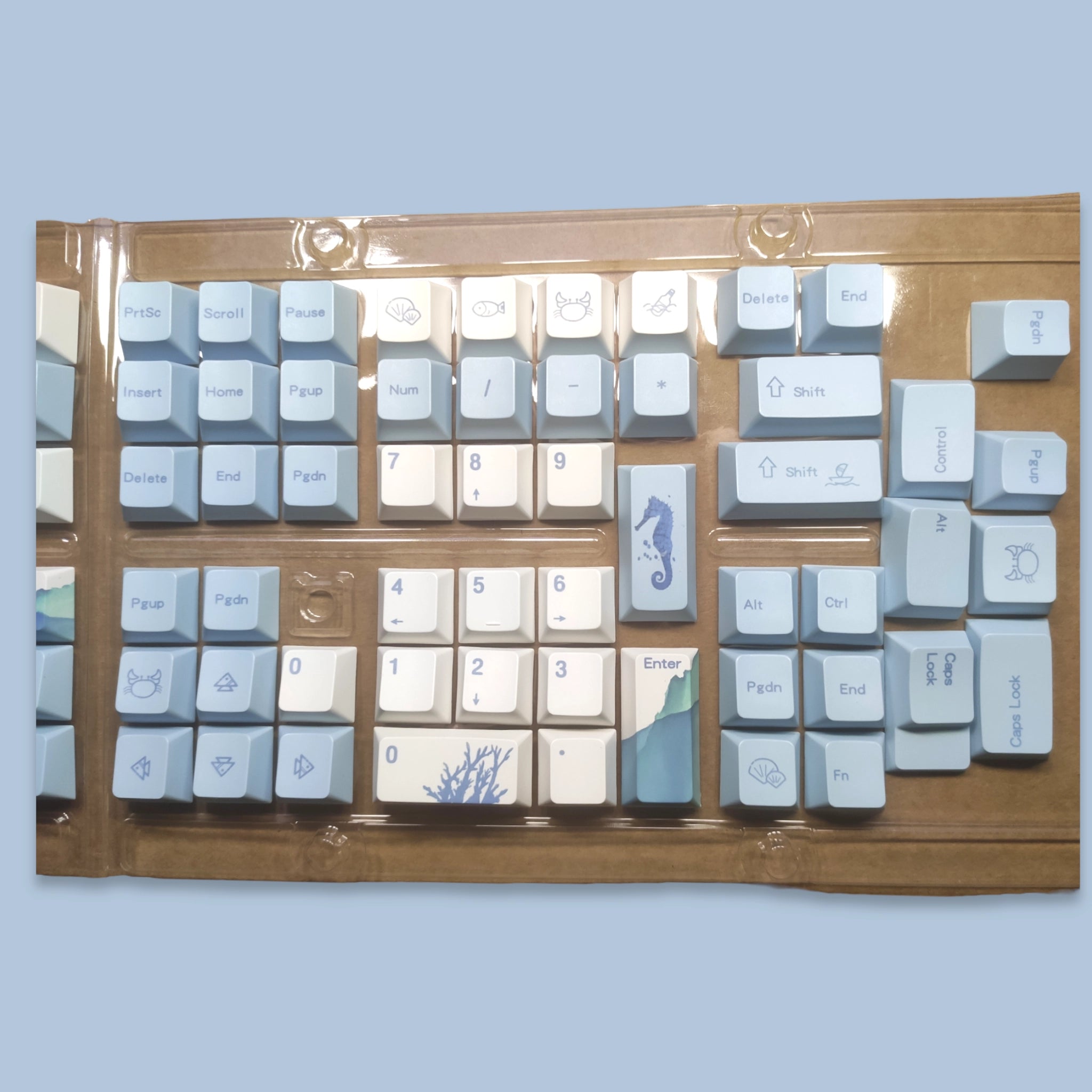 Ocean Keycaps Mechanical Keyboard Keypad