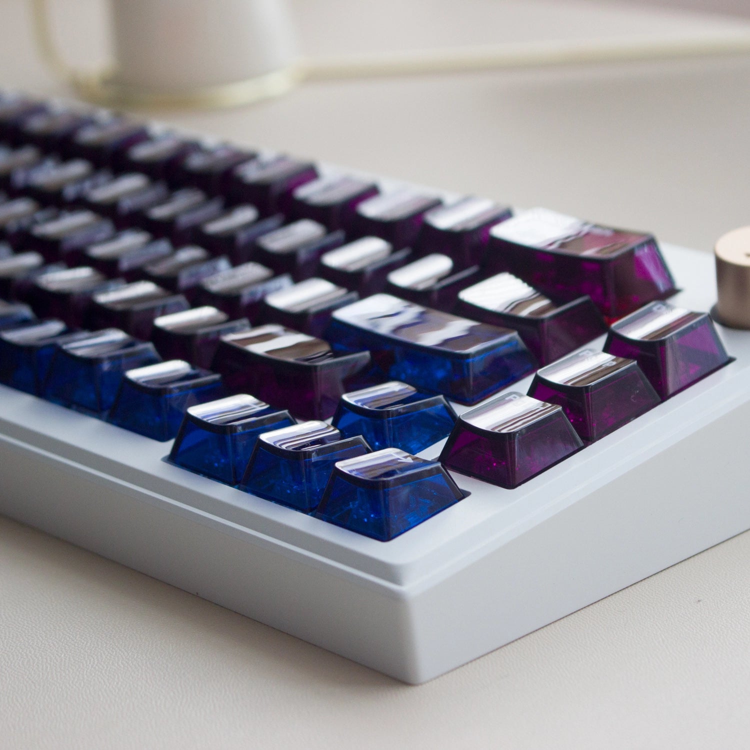 Fancytech T-Series Purple Keycaps Mechanical Keyboard Keypad