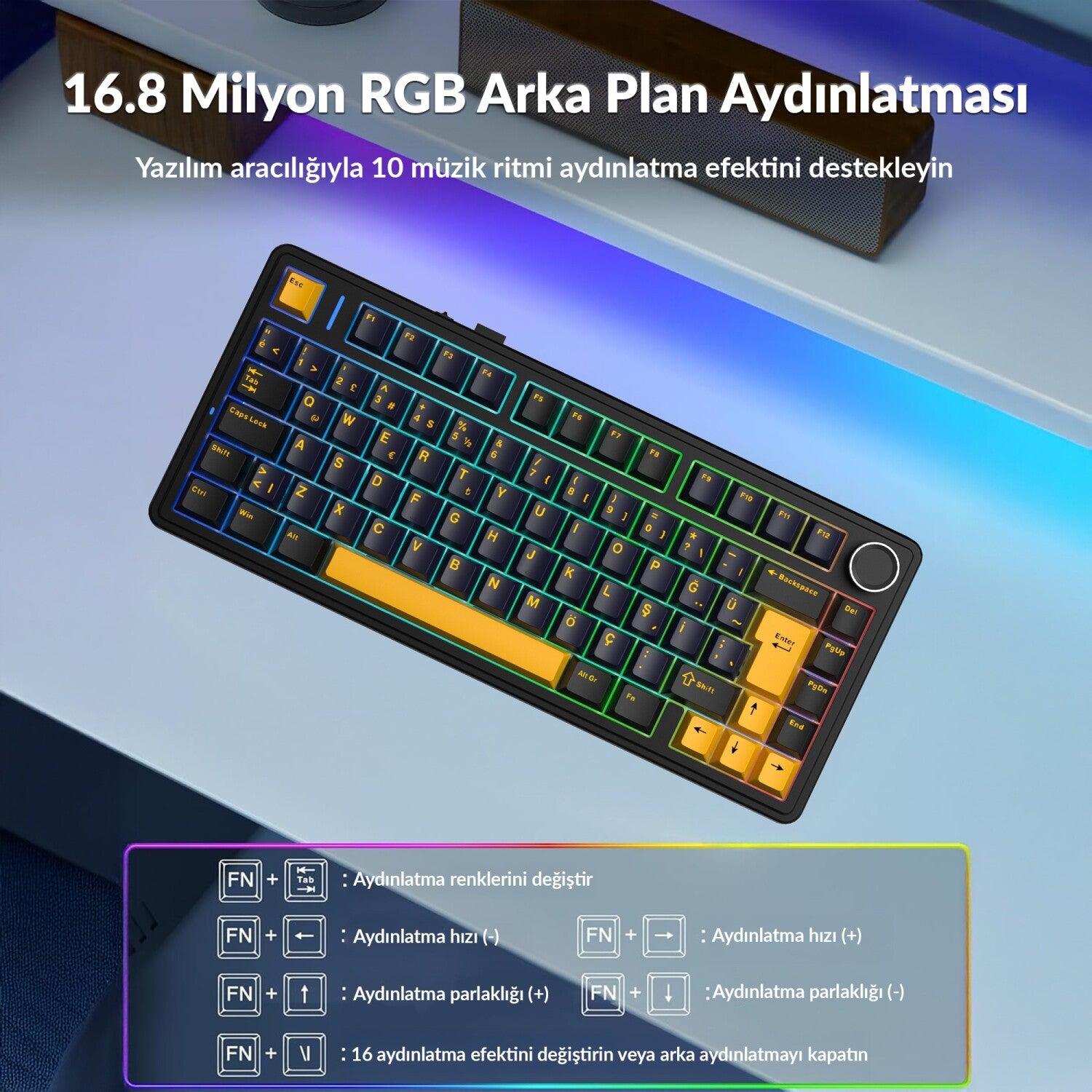 Aula F75 Mekanik Klavye