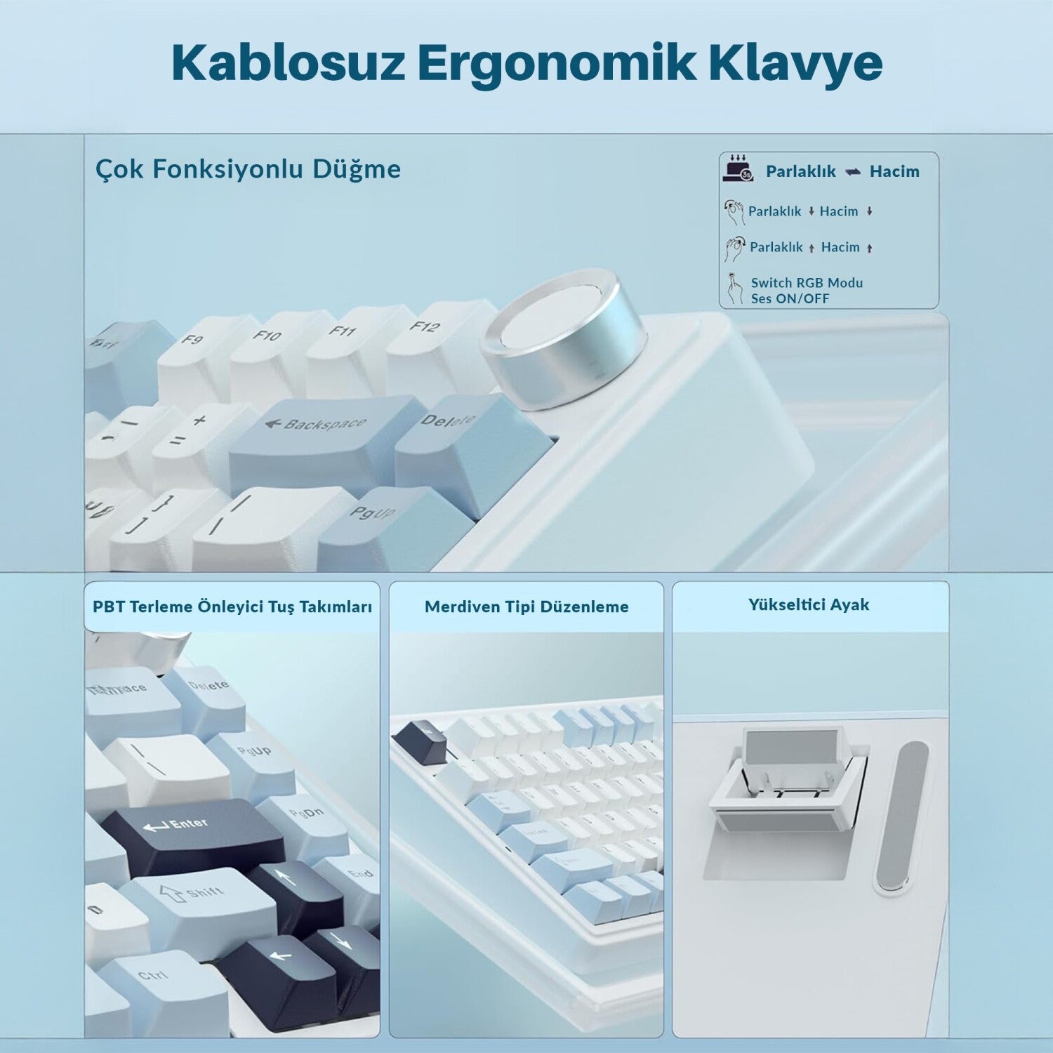 Aula F75 Mekanik Klavye